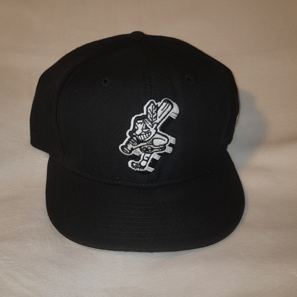 Cleveland Indians New Era Cooperstown collection hat sz 7 1973-79 era emblem